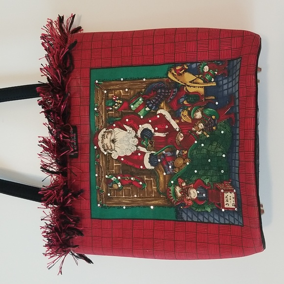 kate spade Handbags - Kate spade Christmas bag Santa Claus vintage holiday Purse
